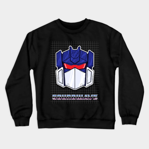 Transformers: Soundwave Crewneck Sweatshirt by Evarcha